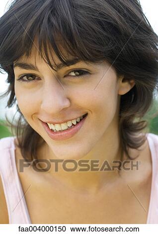 Young woman, portrait View Large Photo Image Stock Image - Young woman, portrait. Fotosearch