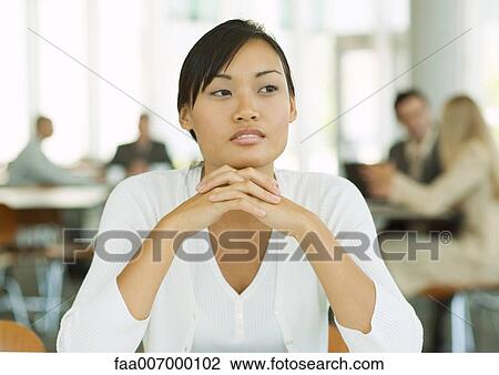 Young woman, portrait View Large Photo Image Stock Image - Young woman, portrait. Fotosearch