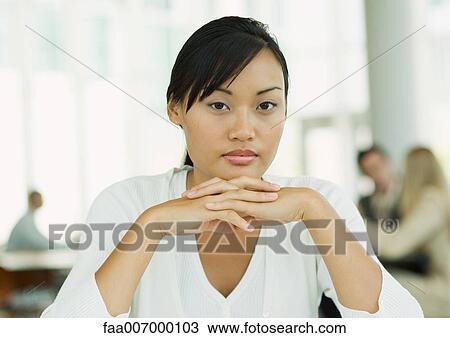 Young woman, portrait View Large Photo Image Stock Image - Young woman, portrait. Fotosearch