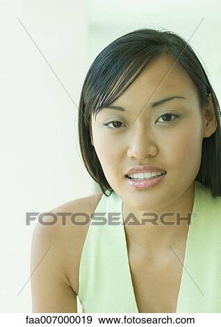 Young woman, portrait View Large Photo Image Stock Photo - Young woman, portrait. Fotosearch
