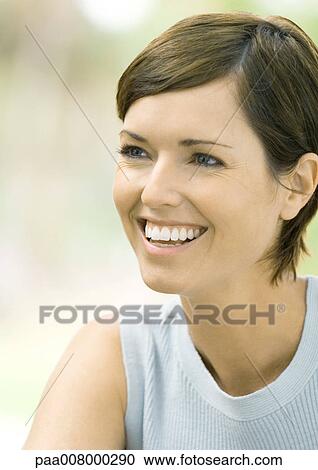 Stock Image - Mature woman, portrait. Fotosearch
