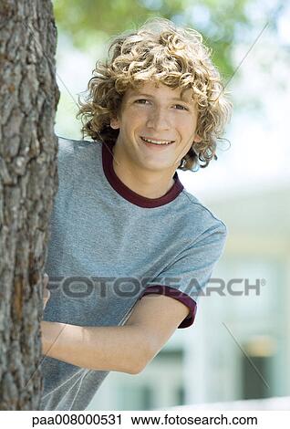 Teenage boy, portrait View Large Photo Image Stock Image - Teenage boy, portrait. Fotosearch