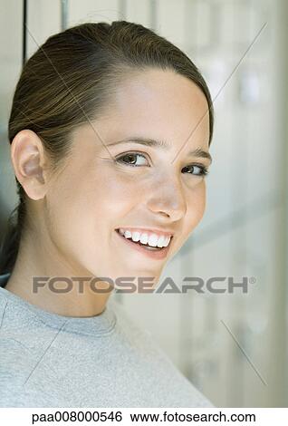 Teenage girl, portrait View Large Photo Image Stock Photograph - Teenage girl, portrait. Fotosearch