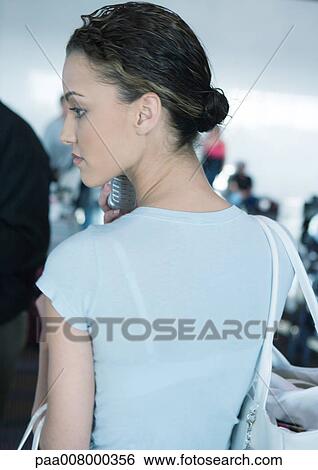 Woman, rear view View Large Photo Image Stock Photograph - Woman, rear view. Fotosearch
