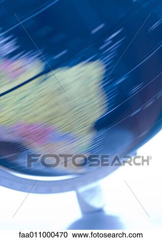 Globe spinning View Large Photo Image Stock Image - Globe spinning. Fotosearch