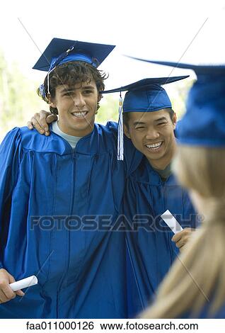 Graduates View Large Photo Image Stock Photograph - Graduates. Fotosearch