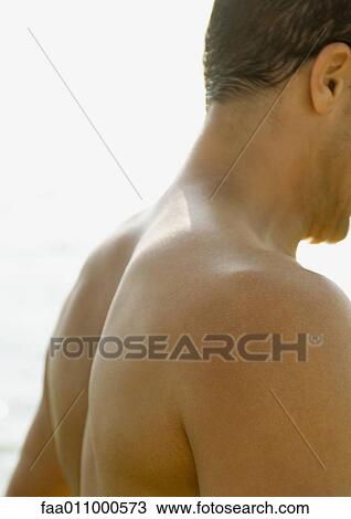 Man's bare back View Large Photo Image Stock Image - Man's bare back. Fotosearch