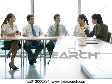 Business colleagues having meeting View Large Photo Image Picture - Business colleagues having meeting. Fotosearch