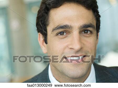Stock Photo - Businessman, portrait. Fotosearch
