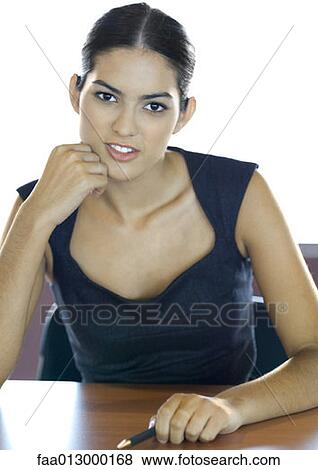 Stock Photo - Businesswoman, portrait. Fotosearch
