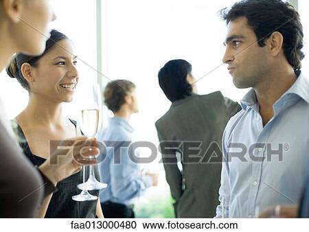 Stock Image - Cocktail party. Fotosearch