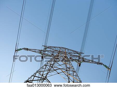 Electrical pylon View Large Photo Image Stock Image - Electrical pylon. Fotosearch