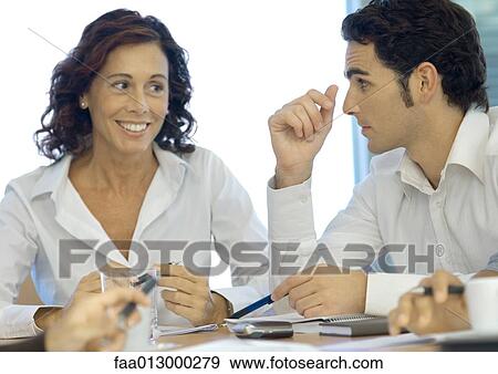 Executives working together View Large Photo Image Stock Photo - Executives working together. Fotosearch
