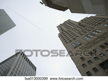 High rise buildings, low angle view View Large Photo Image Stock Photo - High rise buildings, low angle view. Fotosearch