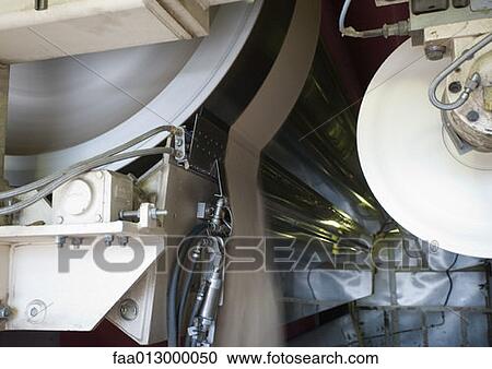 Paper mill, close-up of machine parts View Large Photo Image Stock Image - Paper mill, close-up of machine parts. Fotosearch