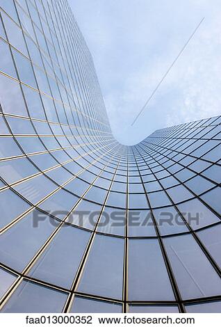 Skyscraper, low angle, abstract view View Large Photo Image Stock Image - Skyscraper, low angle, abstract view. Fotosearch