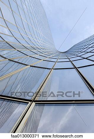 Skyscraper, low angle, abstract view View Large Photo Image Stock Image - Skyscraper, low angle, abstract view. Fotosearch