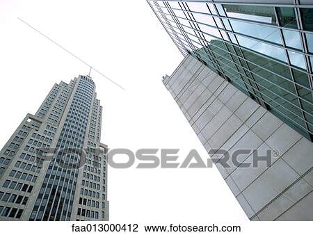 Skyscraper, low angle view View Large Photo Image Stock Image - Skyscraper, low angle view. Fotosearch