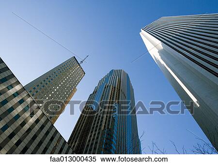 Stock Photography - Skyscrapers, low angle view. Fotosearch