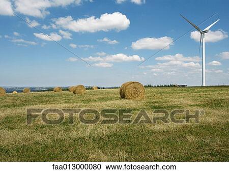 Windturbine and field View Large Photo Image Stock Image - Windturbine and field. Fotosearch