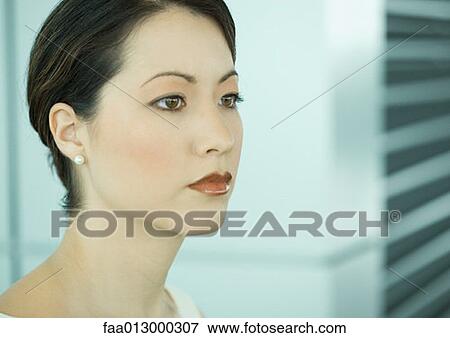 Young woman, portrait View Large Photo Image Stock Photo - Young woman, portrait. Fotosearch
