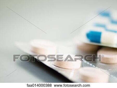 Blister packs of pills View Large Photo Image Stock Photo - Blister packs of pills. Fotosearch
