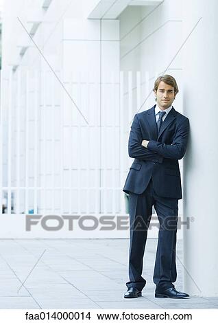 Picture - Businessman, full length portrait. Fotosearch