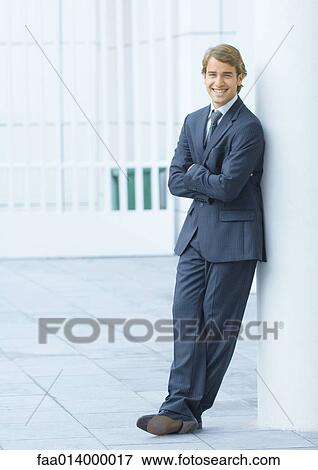 Businessman, full length portrait View Large Photo Image Stock Photo - Businessman, full length portrait. Fotosearch