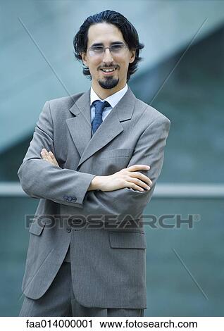 Stock Image - Businessman, portrait. Fotosearch