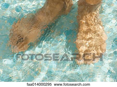Feet underwater, close-up View Large Photo Image Stock Photography - Feet underwater, close-up. Fotosearch
