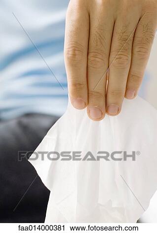 Hand pulling facial tissue View Large Photo Image Stock Image - Hand pulling facial tissue. Fotosearch