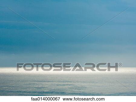 Stock Photo - Horizon over sea. Fotosearch