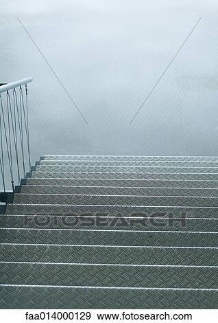 Metal stairs View Large Photo Image Stock Photo - Metal stairs. Fotosearch