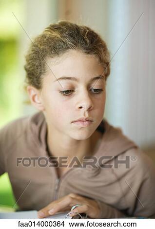 Preteen girl, portrait View Large Photo Image Picture - Preteen girl, portrait. Fotosearch