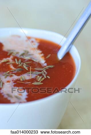 Tomato soup View Large Photo Image Stock Image - Tomato soup. Fotosearch