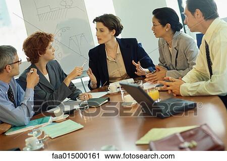 Stock Image - Business meeting. Fotosearch