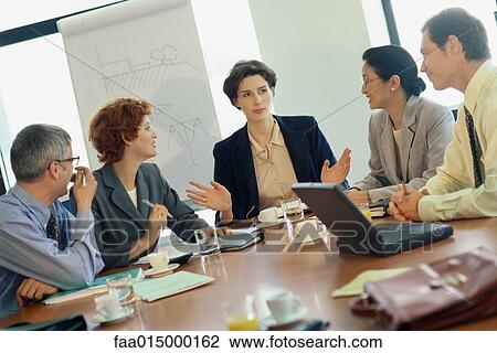 Stock Image - Business meeting. Fotosearch