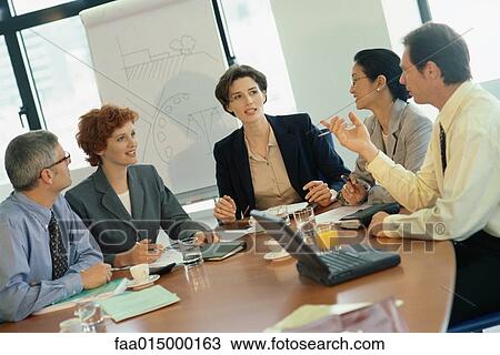 Business meeting View Large Photo Image Stock Image - Business meeting. Fotosearch