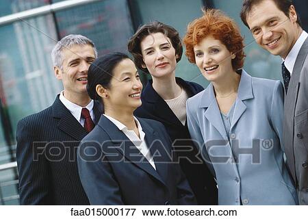 Group of business executives, portrait View Large Photo Image Stock Photo - Group of business executives, portrait. Fotosearch