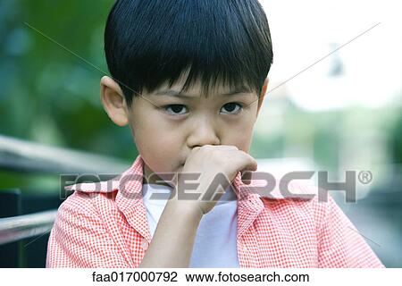 Boy sucking thumb, head and shoulders, portrait View Large Photo Image Stock Image - Boy sucking thumb, head and shoulders, portrait. Fotosearch