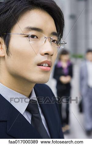 Businessman, three quarter angle, portrait View Large Photo Image Stock Photo - Businessman, three quarter angle, portrait. Fotosearch