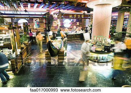Cafeteria in shopping mall View Large Photo Image Stock Image - Cafeteria in shopping mall. Fotosearch