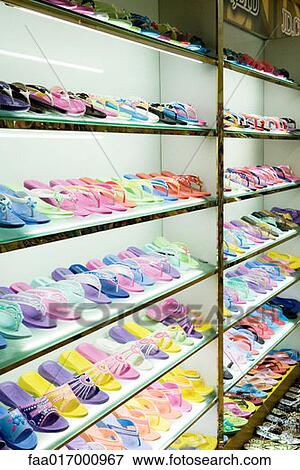 Racks of shoes View Large Photo Image Stock Photo - Racks of shoes. Fotosearch
