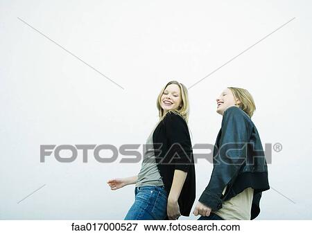 Teenage girls dancing View Large Photo Image Stock Photo - Teenage girls dancing. Fotosearch