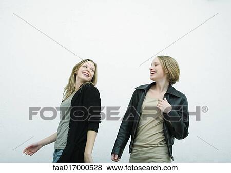 Stock Photo - Teenage girls dancing. Fotosearch