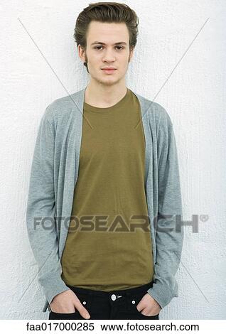 Stock Photography - Young man, portrait. Fotosearch