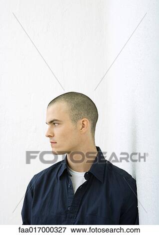 Young man, profile, portrait View Large Photo Image Stock Photo - Young man, profile, portrait. Fotosearch