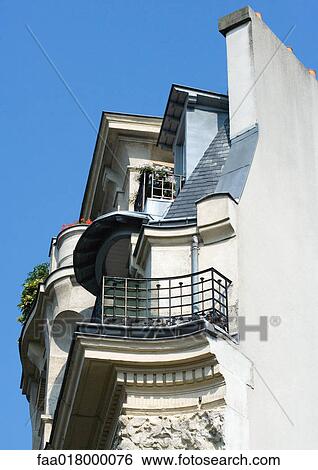 Apartment building, low angle view View Large Photo Image Stock Photograph - Apartment building, low angle view. Fotosearch