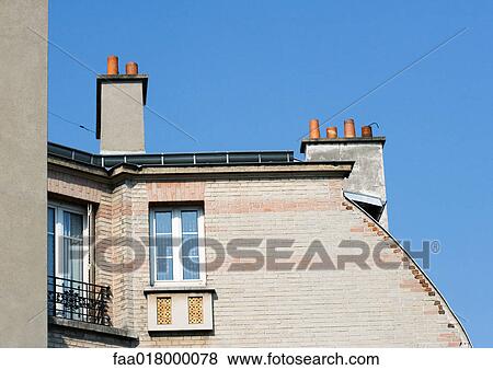 Apartment building, partial view View Large Photo Image Stock Photo - Apartment building, partial view. Fotosearch