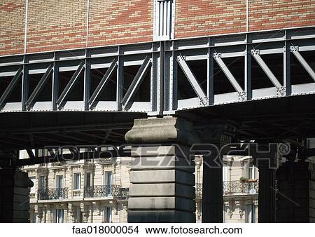 Elevated subway, partial view View Large Photo Image Picture - Elevated subway, partial view. Fotosearch